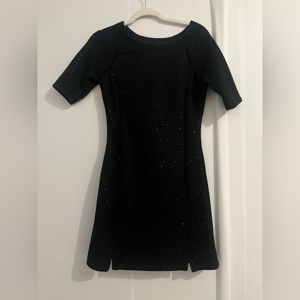 Short‎ Black Sparkle Dress
